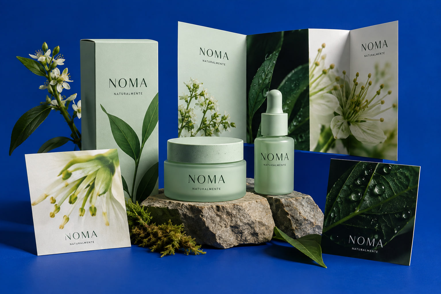 Conceito de campanhas para a marca conceitual NOMA